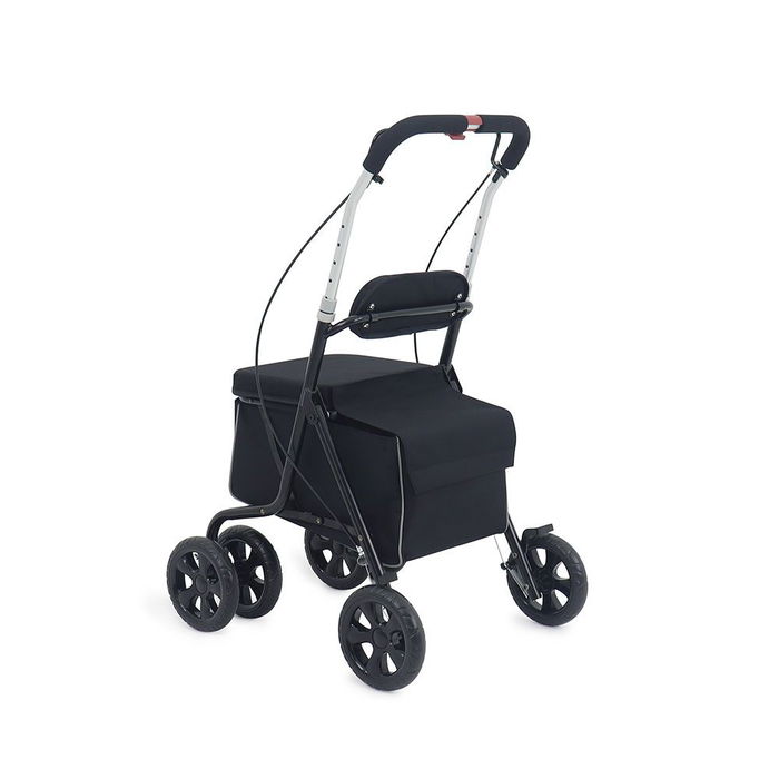 Rolser Carro de la compra con asiento plegable kadira ln, 4 ruedas, 100kg carga max