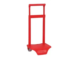 Carro portamochilas guarderia rojo 180x160x350mm