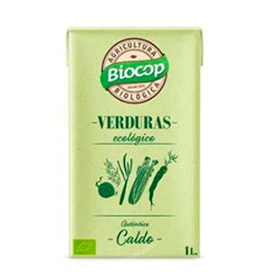 BIOCOP Caldo de Verduras Auténtico Ecológico Tetrabrick 1Lt Bio BIOCOP Caldo de Verduras Auténtico Ecológico Tetrabrick 1Lt Bio