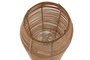 DKD Home Decor Lámpara de Pie de Ratán y Metal Marrón Natural