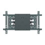 Hagor BrackIT XXL HD II - Soporte de TV para Pared, Extensible 5-64.8 cm, para Pantallas 65"-98" (165-249 cm), 140 kg, Negro