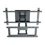 Hagor BrackIT XXL HD II - Soporte de TV para Pared, Extensible 5-64.8 cm, para Pantallas 65"-98" (165-249 cm), 140 kg, Negro