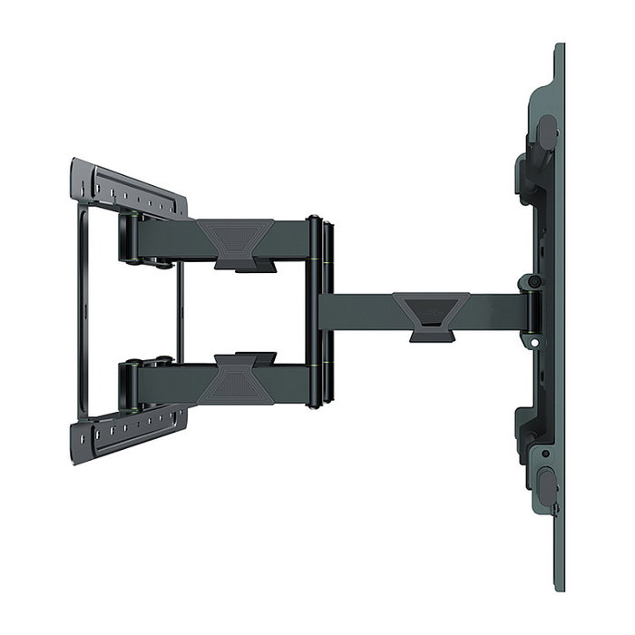 Hagor BrackIT XXL HD II - Soporte de TV para Pared, Extensible 5-64.8 cm, para Pantallas 65"-98" (165-249 cm), 140 kg, Negro