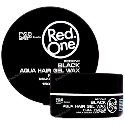 Red One Full Force Aqua Hair Wax Gel Negro 150 ml