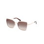 Guess Gafas de Sol GU00192 28F - Estilo Mariposa, Metal, Lentes 59 mm, Patillas 140 mm - Para Mujer