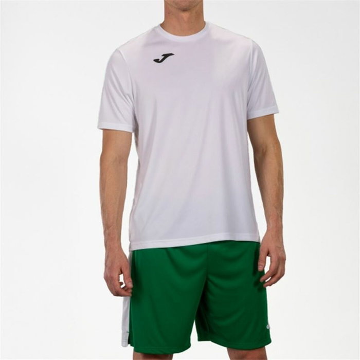 Camiseta Deportiva de Manga Corta Joma Sport Combi Blanco
