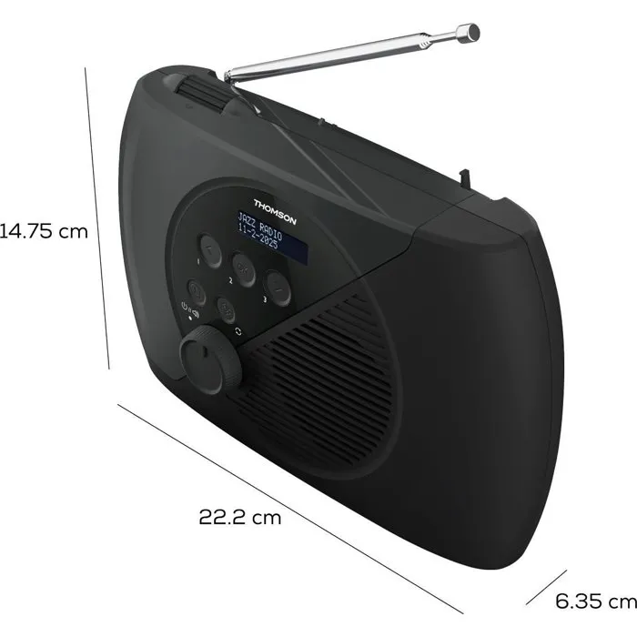 Thomson Radio FM DAB Gris y Negro AAAYF54173 Thomson Radio FM DAB Gris y Negro AAAYF54173