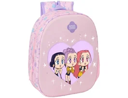 Safta Mochila 3D con LEDs K-Pop Demon Hunters Chibi