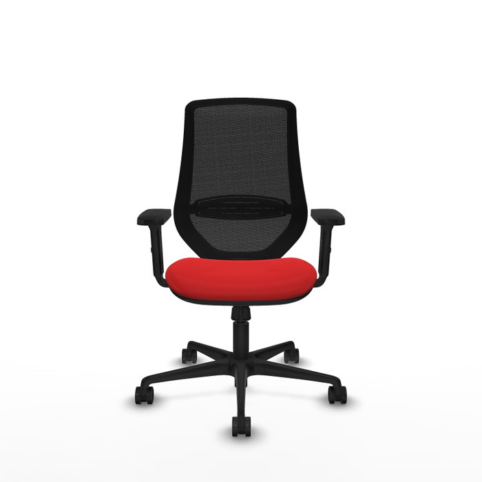 PIQUERAS Y CRESPO Silla de oficina Mardos con mecanismo Sincro, Rojo y Negro PIQUERAS Y CRESPO Silla de oficina Mardos con mecanismo Sincro, Rojo y Negro