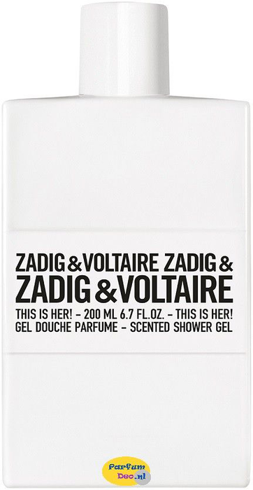 Zadig & Voltaire This Is Her Shower Gel 200 mL Zadig & Voltaire This Is Her Shower Gel 200 mL