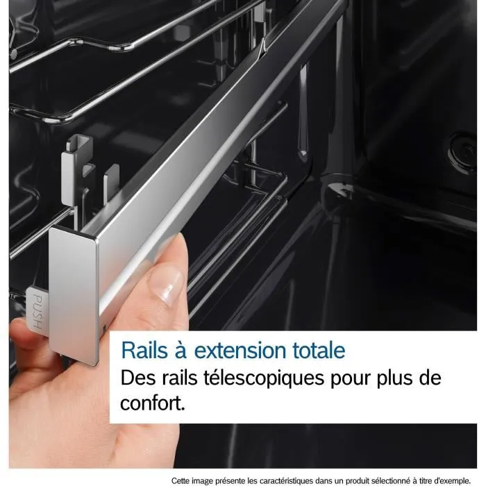 Bosch - Rieles telescópicos HEZ638070 Vario Clip totalmente extensibles para hornos con limpieza pirolítica - Cobre