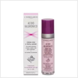 L'Erbolario Crema Facial Noche Antiedad con Ácido Hialurónico 50ml