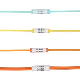 Panduit NWSLC2-7Y - Presilla PVC Blanco de 50,8 x 9,9 mm para etiquetado, Paquete de 100 unidades, Cumple RoHS