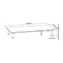 ROLINE Soporte de Monitor de Vidrio Transparente 17023376