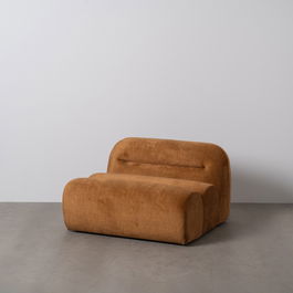 Módulo Recto Mostaza Tejido Salón 102 X 94 X 64 cm