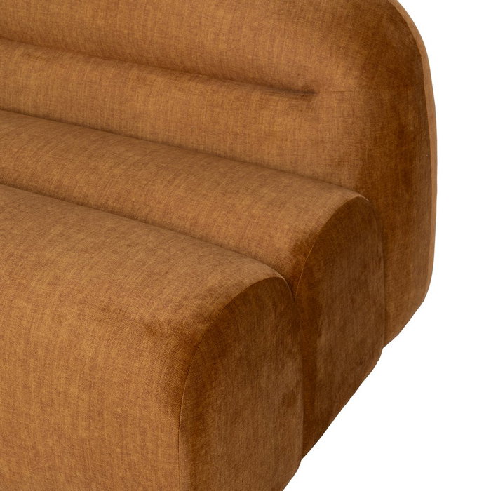 Módulo Recto Mostaza Tejido Salón 102 X 94 X 64 cm Módulo Recto Mostaza Tejido Salón 102 X 94 X 64 cm
