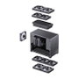 Jonsbo D32 PRO Negro, Carcasa Mini PC con Vidrio Templado y soporte mATX
