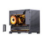 Jonsbo D32 PRO Negro, Carcasa Mini PC con Vidrio Templado y soporte mATX