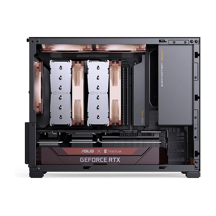 Jonsbo D32 PRO Negro, Carcasa Mini PC con Vidrio Templado y soporte mATX