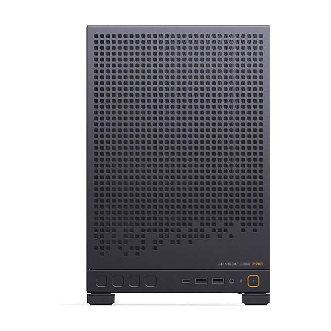 Jonsbo D32 PRO Negro, Carcasa Mini PC con Vidrio Templado y soporte mATX