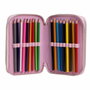 Cerdá Plumier Hello Kitty Triple con Accesorios Rosa