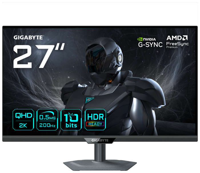 Gigabyte G27Q20 Monitor Gaming 27 QHD 200Hz 0.5ms IPS Gigabyte G27Q20 Monitor Gaming 27 QHD 200Hz 0.5ms IPS
