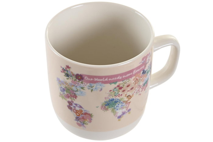DKD Home Decor Mug Porcelana World&flowers Urban Multicolor 380ml 8.5 x 10 x 11.5 cm Apto Microondas y Lavavajillas (12 Unidades) DKD Home Decor Mug Porcelana World&flowers Urban Multicolor 380ml 8.5 x 10 x 11.5 cm Apto Microondas y Lavavajillas (12 Unidades)