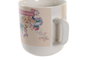 DKD Home Decor Mug Porcelana World&flowers Urban Multicolor 380ml 8.5 x 10 x 11.5 cm Apto Microondas y Lavavajillas (12 Unidades)