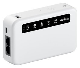 GL.iNet GL-XE300-BAT 4G Router Móvil Blanco