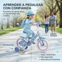 Huffy Bicicleta Frozen 14 Pulgadas para Niños de 4 a 6 Años con Temática Frozen - 14"