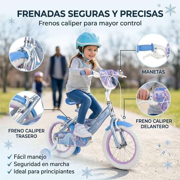 Huffy Bicicleta Frozen 14 Pulgadas para Niños de 4 a 6 Años con Temática Frozen - 14" Huffy Bicicleta Frozen 14 Pulgadas para Niños de 4 a 6 Años con Temática Frozen - 14"