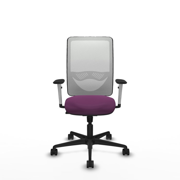 PIQUERAS Y CRESPO Silla de oficina Zulema con mecanismo Sincro, Morado y Blanco PIQUERAS Y CRESPO Silla de oficina Zulema con mecanismo Sincro, Morado y Blanco