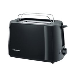 Severin Toaster AT 2287 - Tostador de 2 Rebanadas, Color Negro (AT 2287)