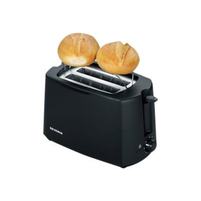Severin Toaster AT 2287 - Tostador de 2 Rebanadas, Color Negro (AT 2287)