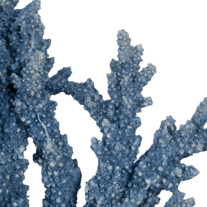 Ixia Figura Coral Azul Resina Decoración 34 X 13 X 27 cm