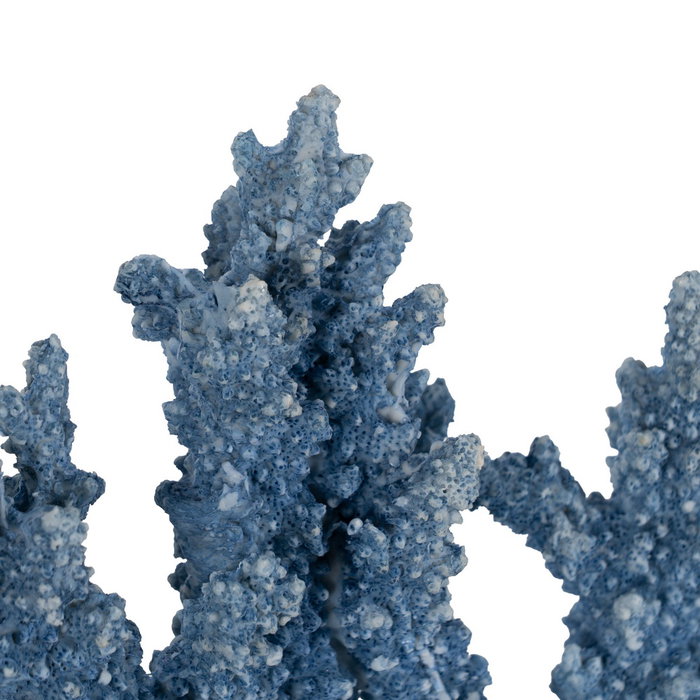 Ixia Figura Coral Azul Resina Decoración 34 X 13 X 27 cm