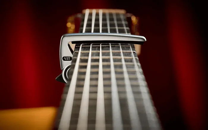 G7TH Cejilla para Guitarra de Cuerdas de Nylon - Plateada