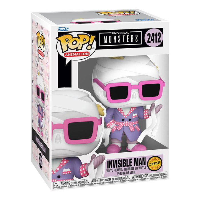 FUNKO Figura POP Universal Monsters Invisible Man Vinilo Caja Regalo