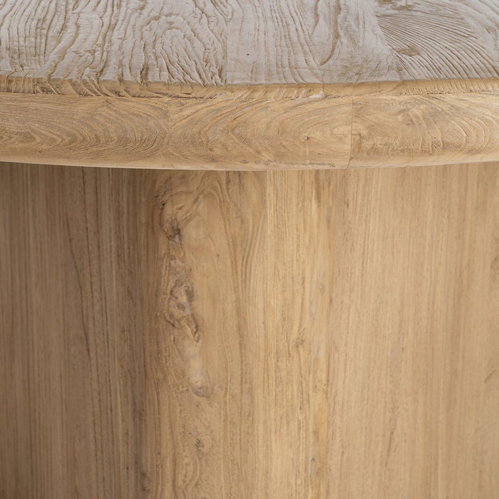 Mesa Comedor Madera de Olmo Salón 150 X 150 X 76 cm