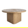 Mesa Comedor Madera de Olmo Salón 150 X 150 X 76 cm