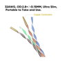 Equip Cable de Red Cat6a Slim U/UTP 0,15m Blanco