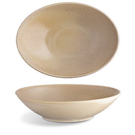 Langenthal Gobi Bol Oval, Porcelana, 30x22x7.8 cm, Capacidad 20 cl (Set de 6)