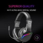 Mars Gaming MH122 Auriculares Gaming FRGB Negros