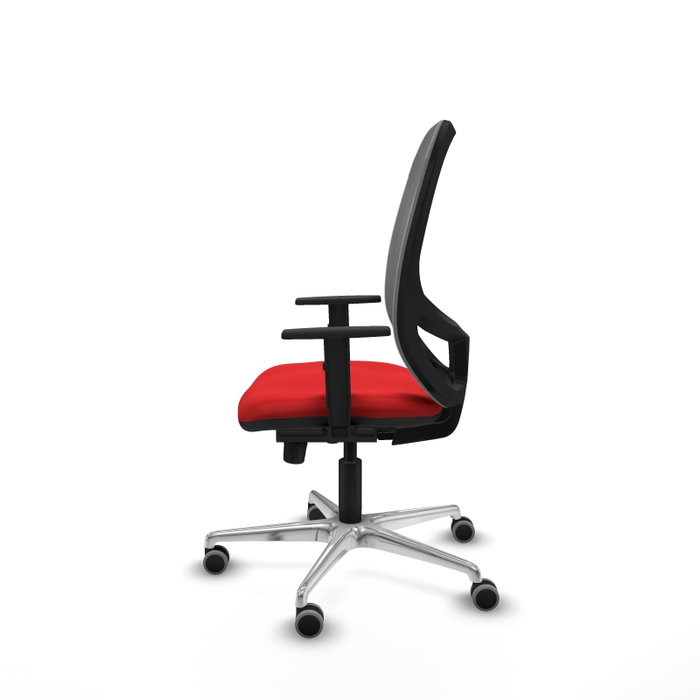 PIQUERAS Y CRESPO Silla de oficina Cilanco con mecanismo Sincro, Rojo y Gris PIQUERAS Y CRESPO Silla de oficina Cilanco con mecanismo Sincro, Rojo y Gris