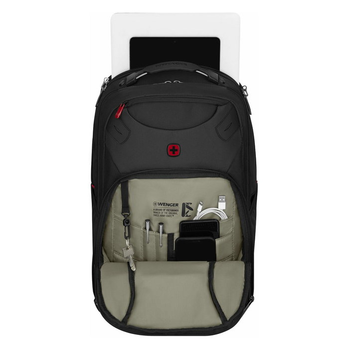 Wenger Cosmic Mochila para portátil de 43,18 cm (17") y compartimento para tablet, color negro