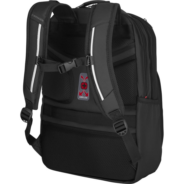 Wenger Cosmic Mochila para Portátil de 17 pulgadas con Compartimento para Tableta, Negro