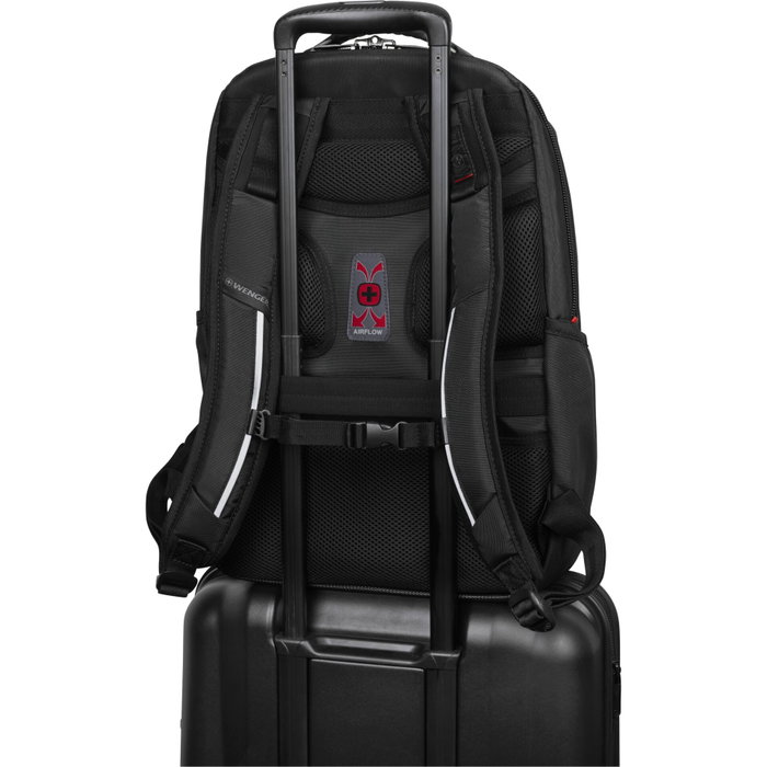 Wenger Cosmic Mochila para Portátil de 17 pulgadas con Compartimento para Tableta, Negro