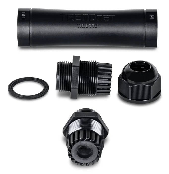 TRENDNET TI-OE110 Inyector/Adaptador PoE Gigabit Ethernet (PoE+), 10/100/1000 Mbps, Negro