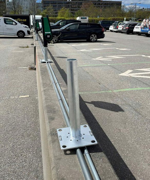 Next Green Ground mount GP60 - 160 Combo para cimentaciones Ø 60 mm y postes de carga CC 160 mm