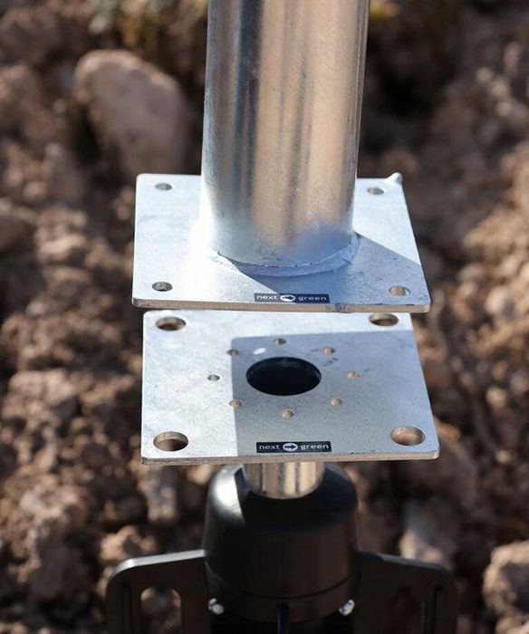 Next Green Ground mount GP60 - 160 Combo para cimentaciones Ø 60 mm y postes de carga CC 160 mm